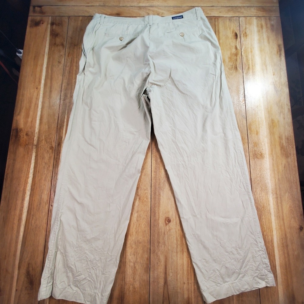 Patagonia All Wear Pants Mens 38x32 Tan Organic Cotton Straight Leg Chino 55332 - Picture 3 of 7